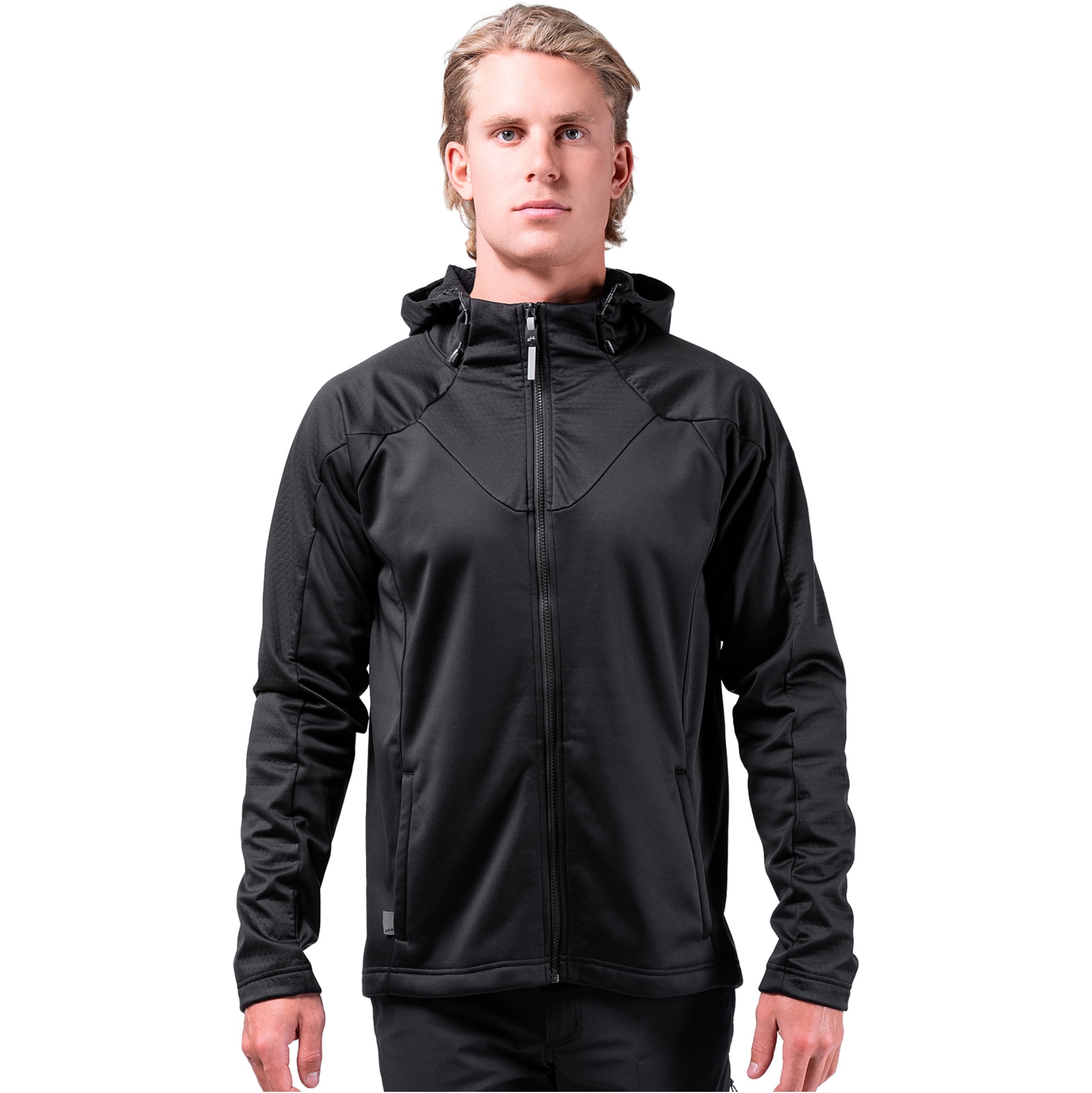 Zhik Mens Tech Fleece Lined Hoodie HDI-0065-M-BLK - Black